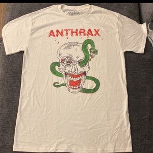Anthrax band shirt unisex medium